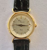 Montre Henri Dassisia, plaqué or 18K, vintage et élégante