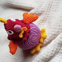 Huhn, Hahn, Güggel, Amigurumi