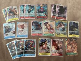 One Piece TCG SEC, SR, AA, R lot Sammlung 19 Stk