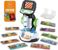 VTech Interaktives Video-Mikroskop Bildschirm, Objektträger