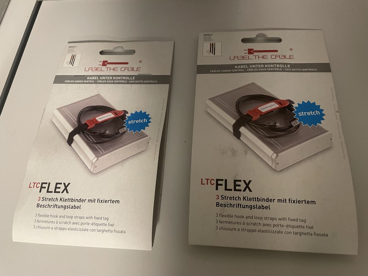 Cavi: 2 lots attaches câbles Label The Cable LTC Flex neufs – Nuovo e nell'imballaggio originale da Denges venduto da Ricautomotive