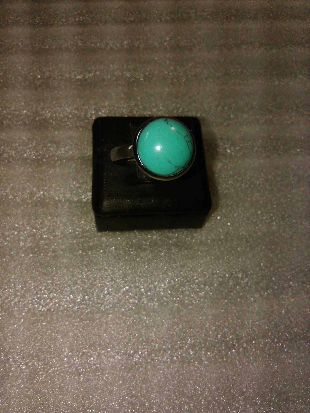 Anelli: RING EDELSTHAL,,MIT TÜRKIS,,,GLANZIG – Nuovo (secondo la descrizione) da Basel venduto da bijoutrie_4 1