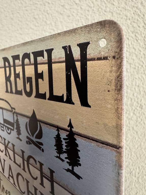 Insegne: Camping Blechschild – Usato da Niederbüren venduto da Oetschli 2