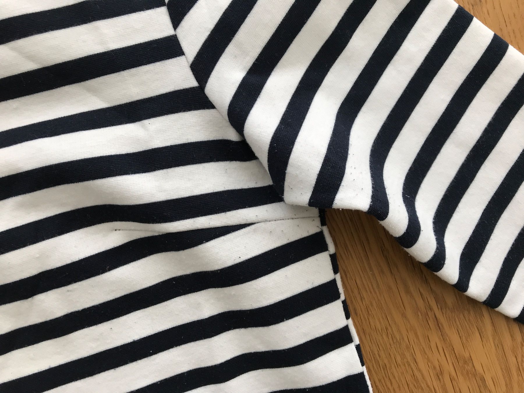 Kleider: Sommerliches Ringelkleid mit 3/4 Aermel, Grösse S – Gebraucht aus Wollerau von Oriole83 2