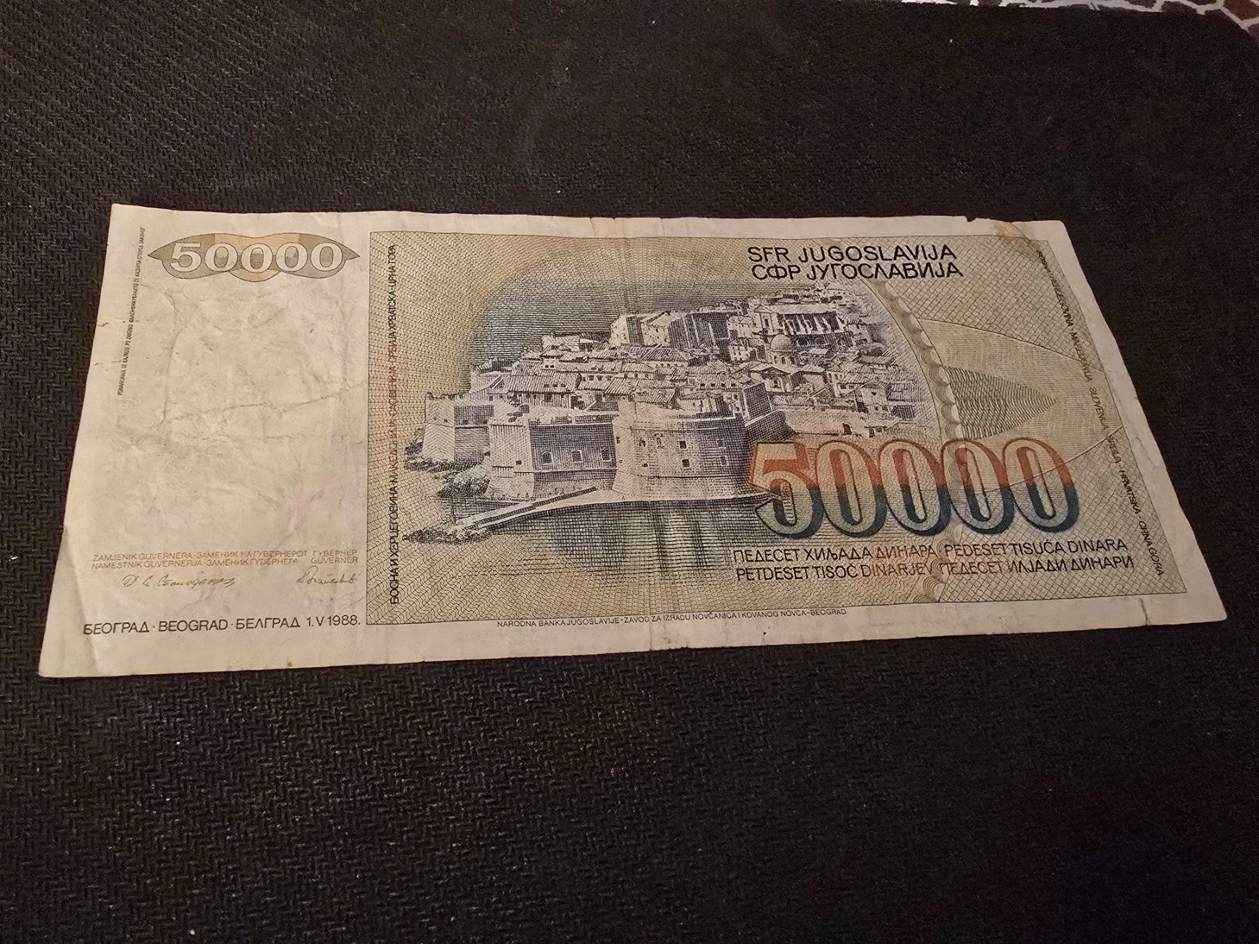 Banconote: Billet Yougoslavie 50000 – Usato da Petit-Lancy venduto da Minnie26 1