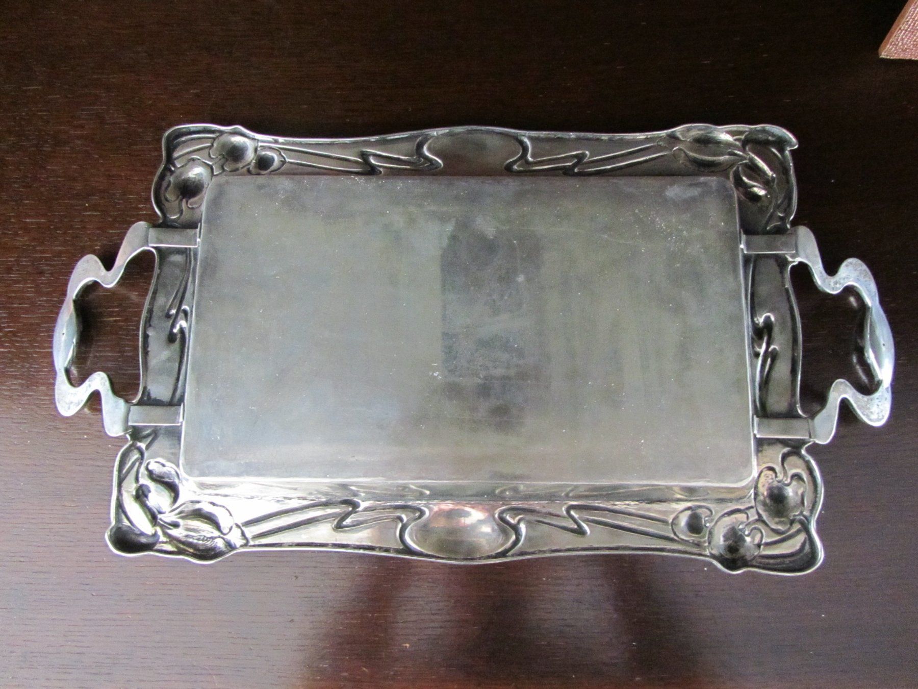 Servierplatten: Jugendstil Tablet,Wien um 1905-Silber-G.Friedmann – Gebraucht aus Luzern von Lucernauno 1