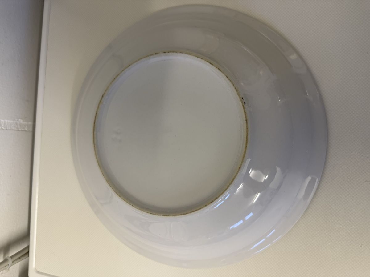 Rössler Piatti di portata: Plat rond vert Rössler 26 cm – Usato da Les Genevez JU venduto da fabliane 2
