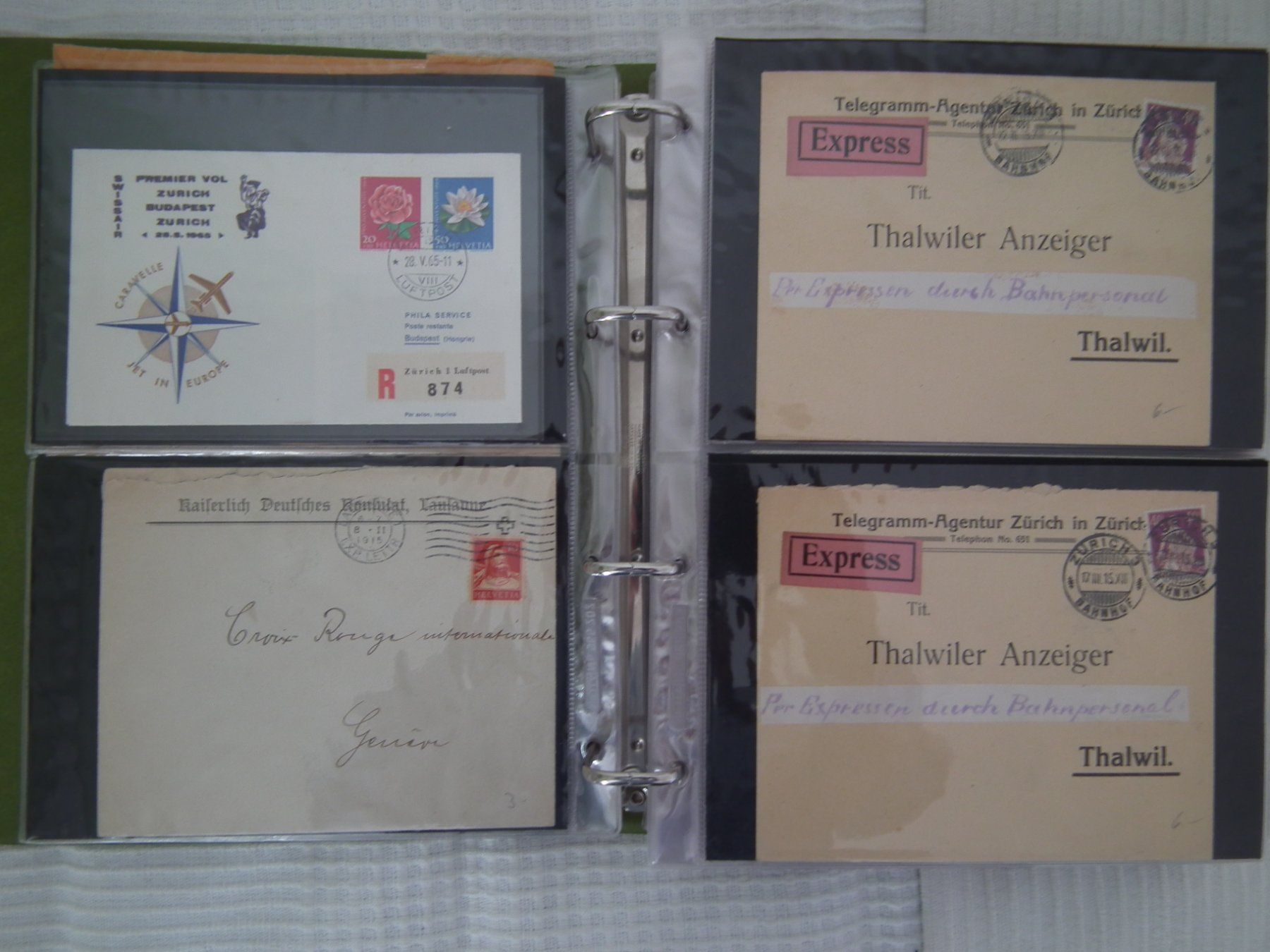 Tutti i francobolli: Album Schweiz, Briefe, Karten, Postkarten  schöne Sammlung – Usato da Kriens venduto da WULLU99 4