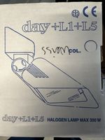 Halogenstrahler day+L1+L5 weiss max 300W neuwertig