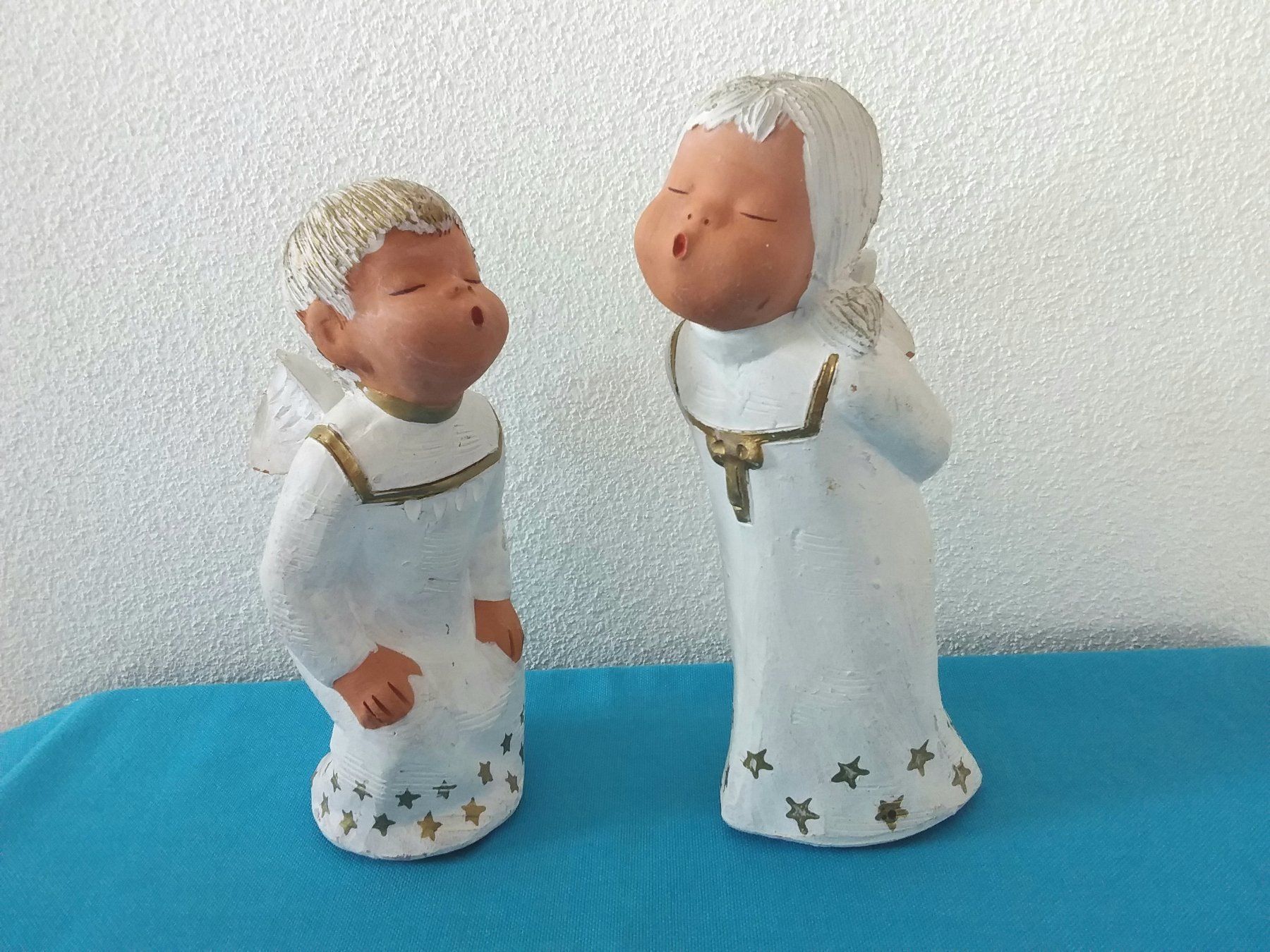 Statuette: JULLAR SINGER ENGEL, Original, 2 Stk, 22 cm – Usato da Immensee venduto da Btrutmann 1