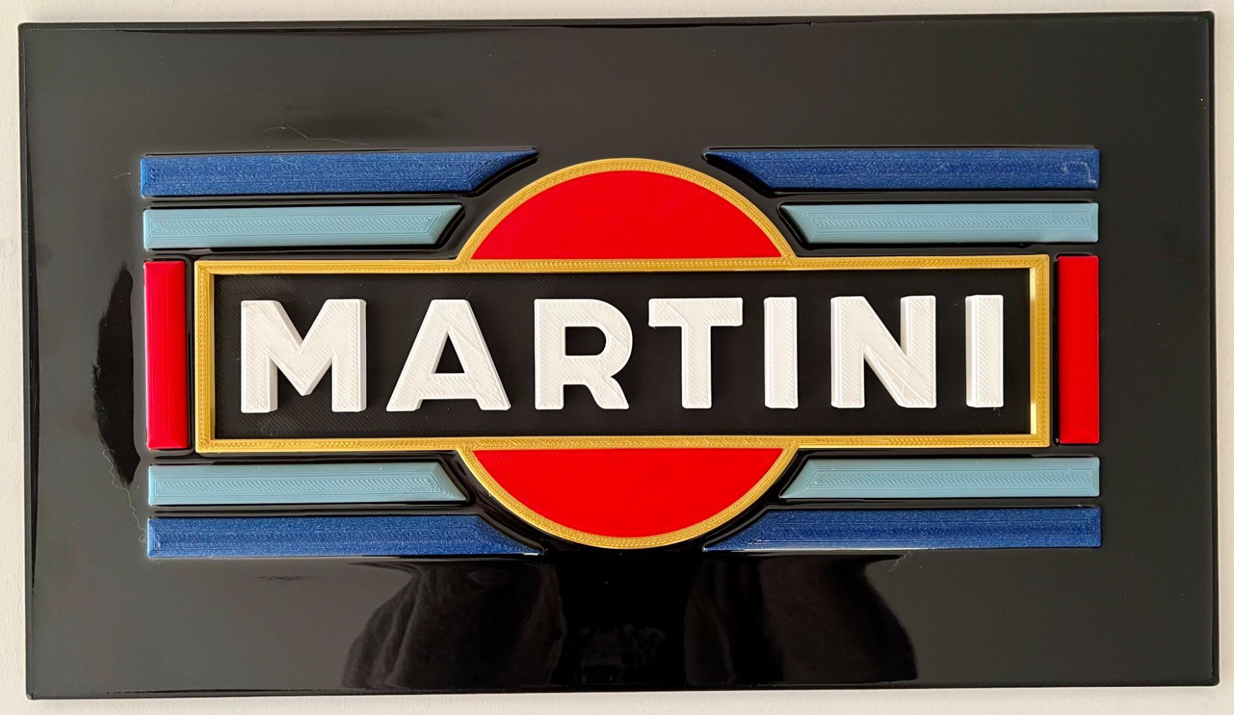 Dipinti: MARTINI Logo 3D print exclusive artwork - with Certificate – Nuovo e nell'imballaggio originale da Le Mont-sur-Lausanne venduto da luxurylover