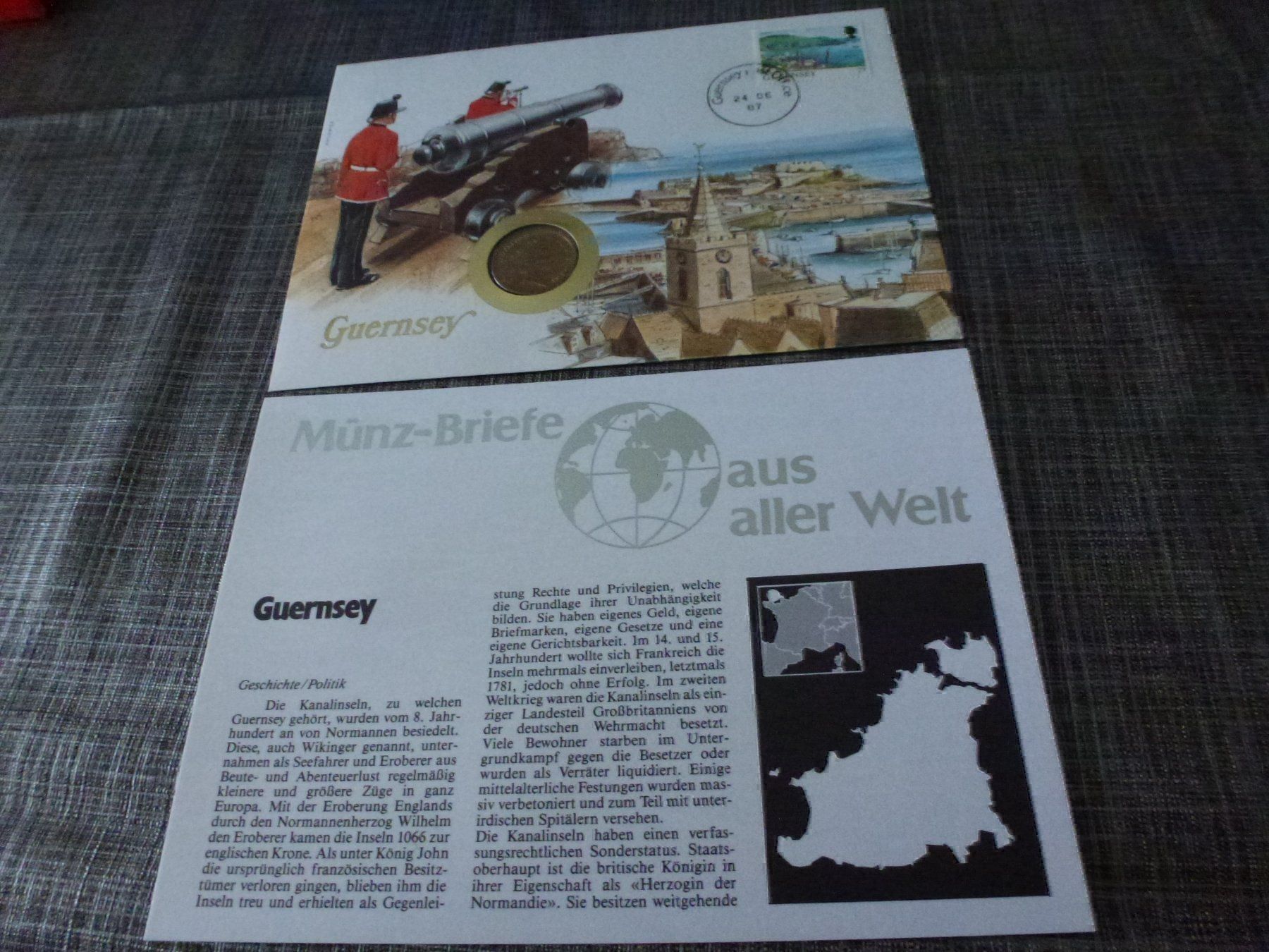 Tutti le monete: Münzbrief Guernsey – Usato da Olten venduto da Disc-Verkauf