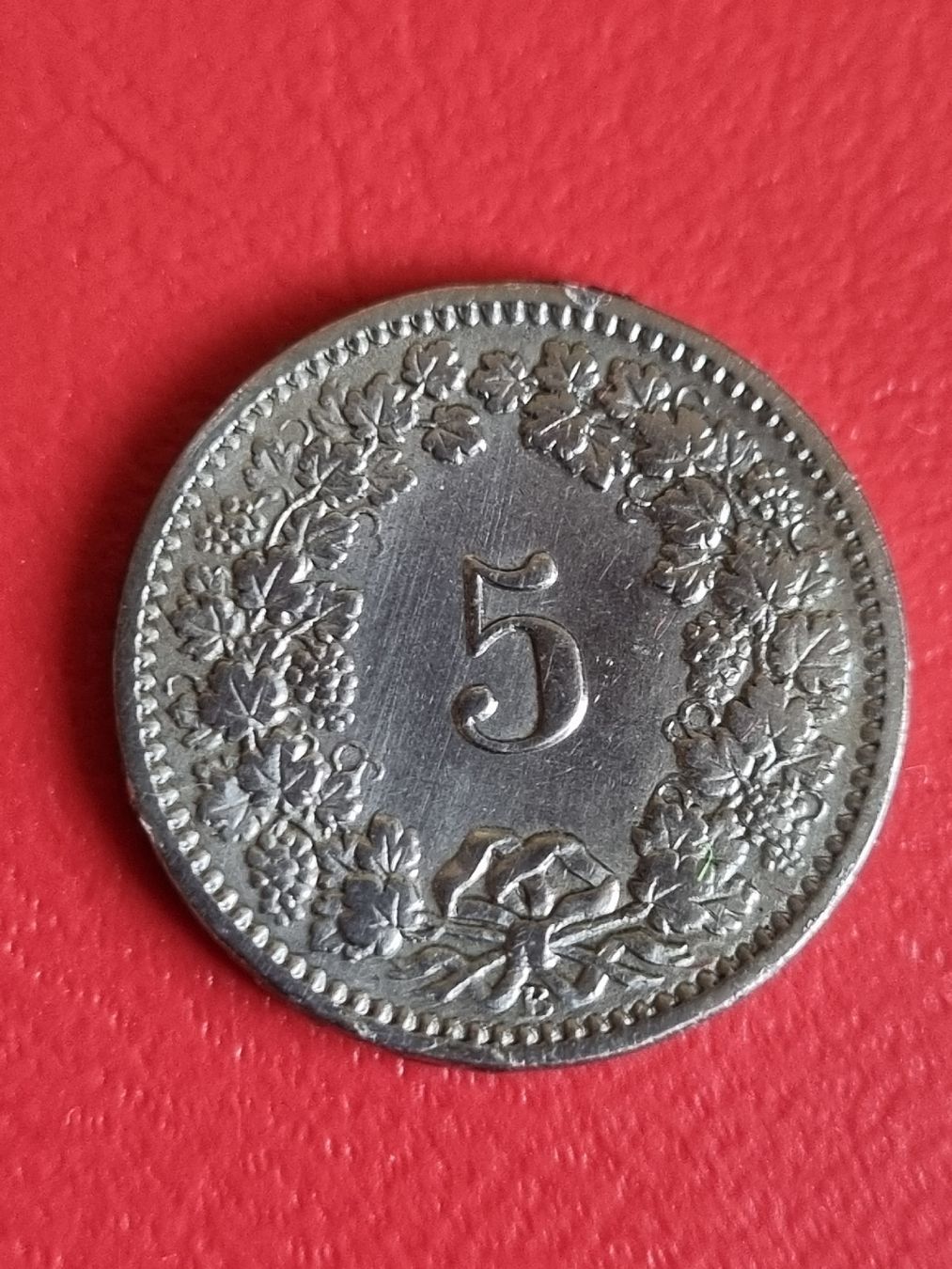 Alle Münzen: 5 RAPPEN SCHWEIZ - JAHR 1915  – Gebraucht aus Heimenschwand von rog_p7h9 1