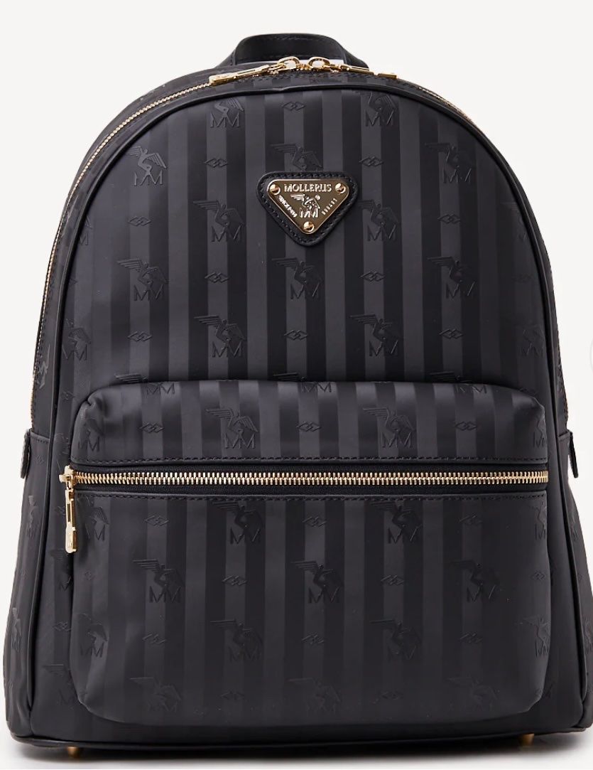Maison Mollerus Zaini: Rucksack MAISON MOLLERUS classic schwarz/gold – Nuovo (secondo la descrizione) da Adliswil venduto da atram57