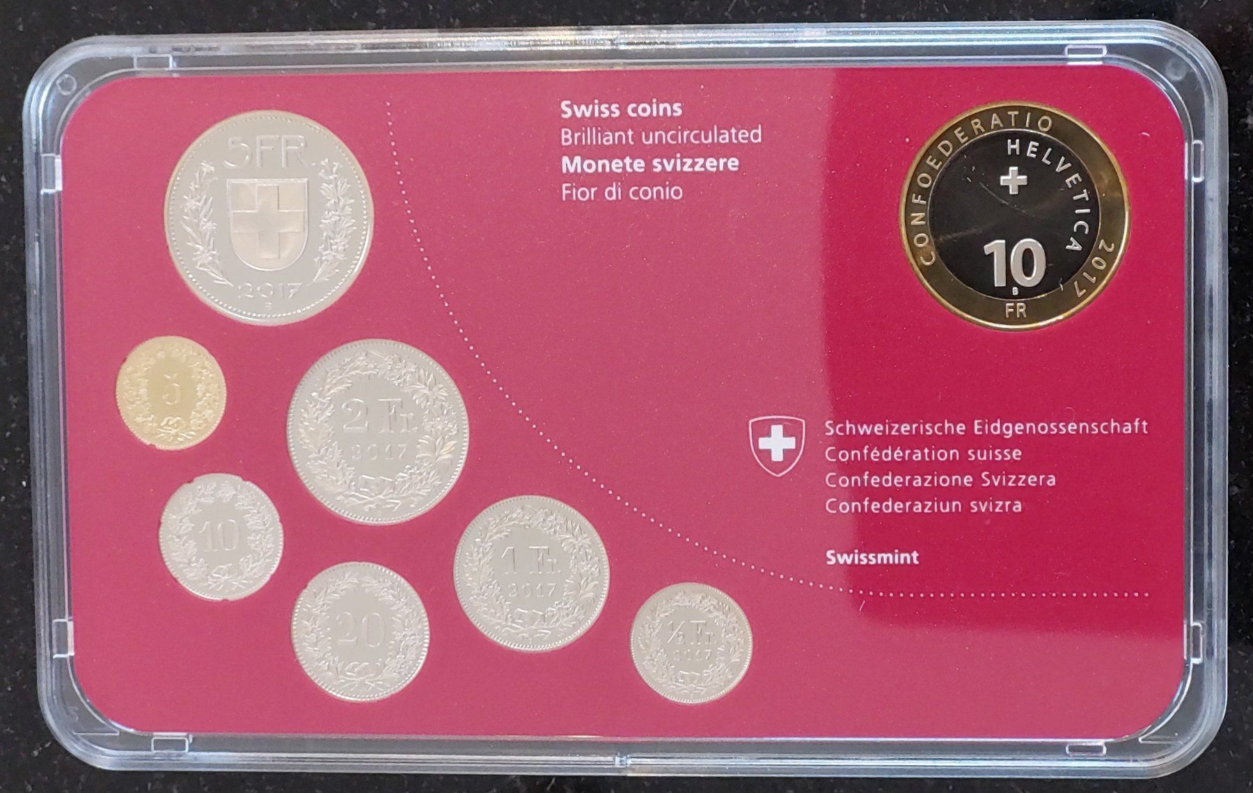 Tutti le monete: Münzsatz Schweiz 2017 stgl – Nuovo (secondo la descrizione) da Arch venduto da coinsandmore 2
