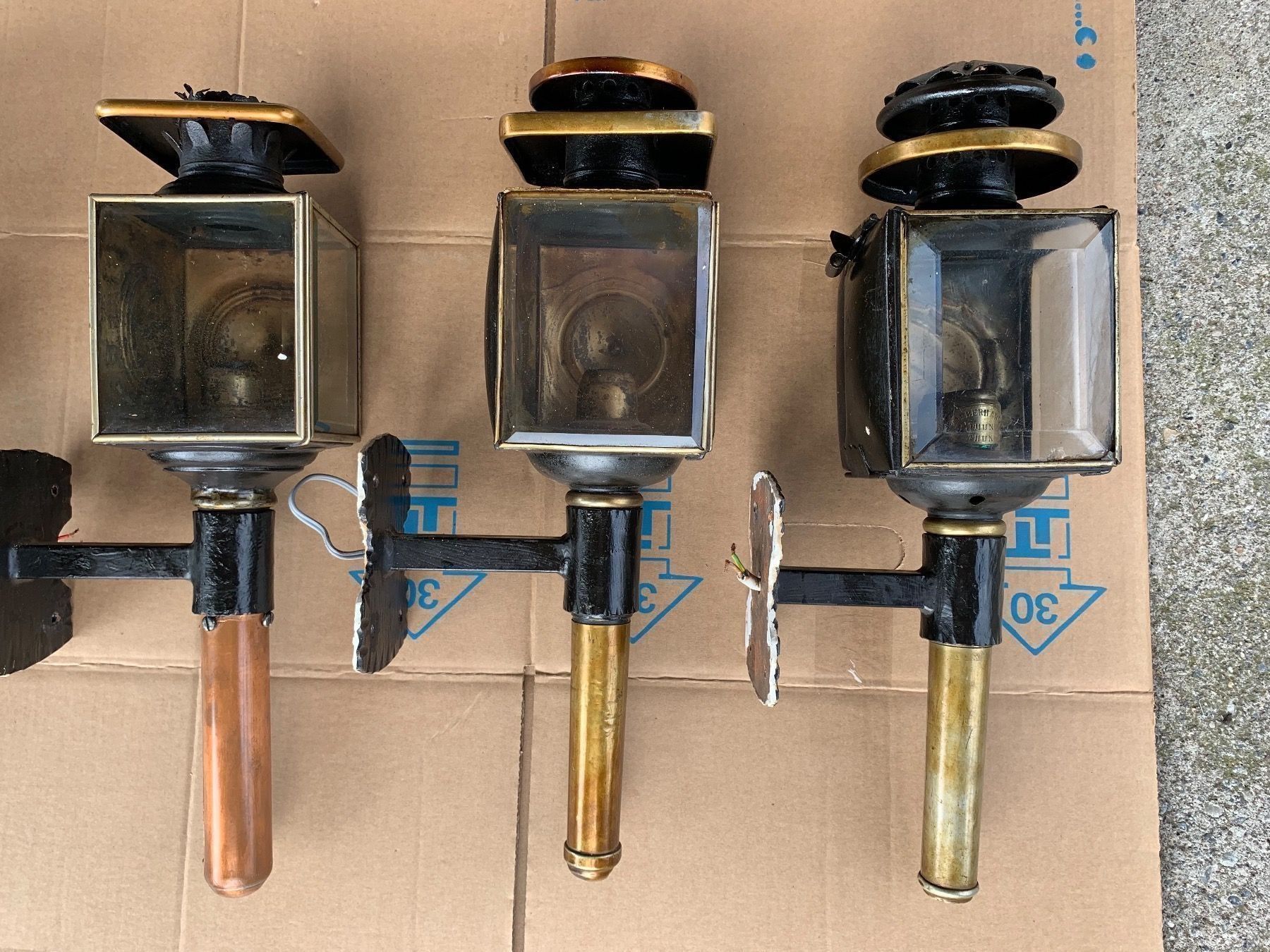 Carrozze: 4 antike Kutschenlampen – Usato da Feldbach venduto da Olive1 6