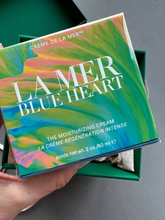 LA MER blue heart Moisturizing Cream 60ml NEU im Geschenkbox (Neu und ...