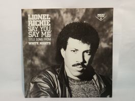 Vinyl maxi Single Lionel Richie, Say You Say Me, White Night
