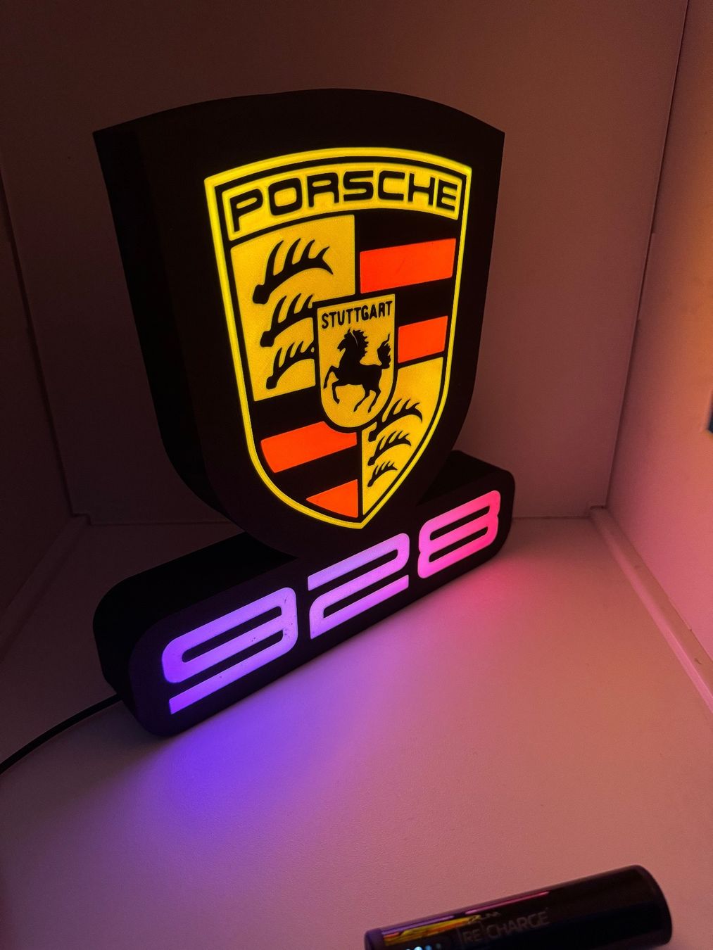 Lampade: Lightbox lumière led Porsche 928 – Nuovo (secondo la descrizione) da Vicques venduto da PAMB3D 4