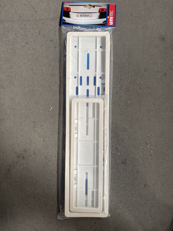 Universal Tutti i ricambio: 17stk Auto Nummernschild Halterung Weiss – Nuovo e nell'imballaggio originale da Dübendorf venduto da E1994M