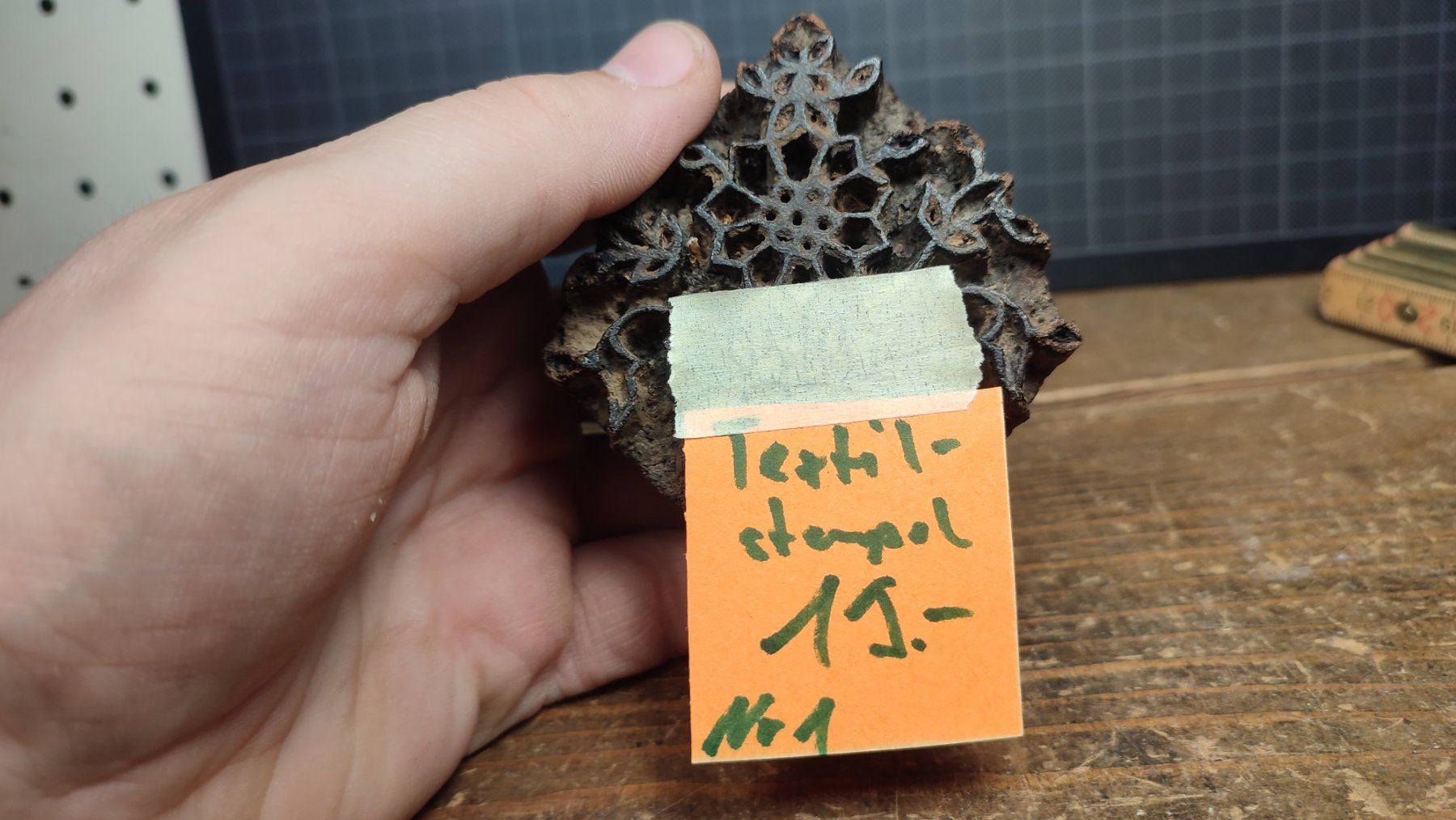 Timbri: WUnderschöner Textilstempel Nr 1 – Usato da Gelterkinden venduto da MYSTOREFORYOU4460 7