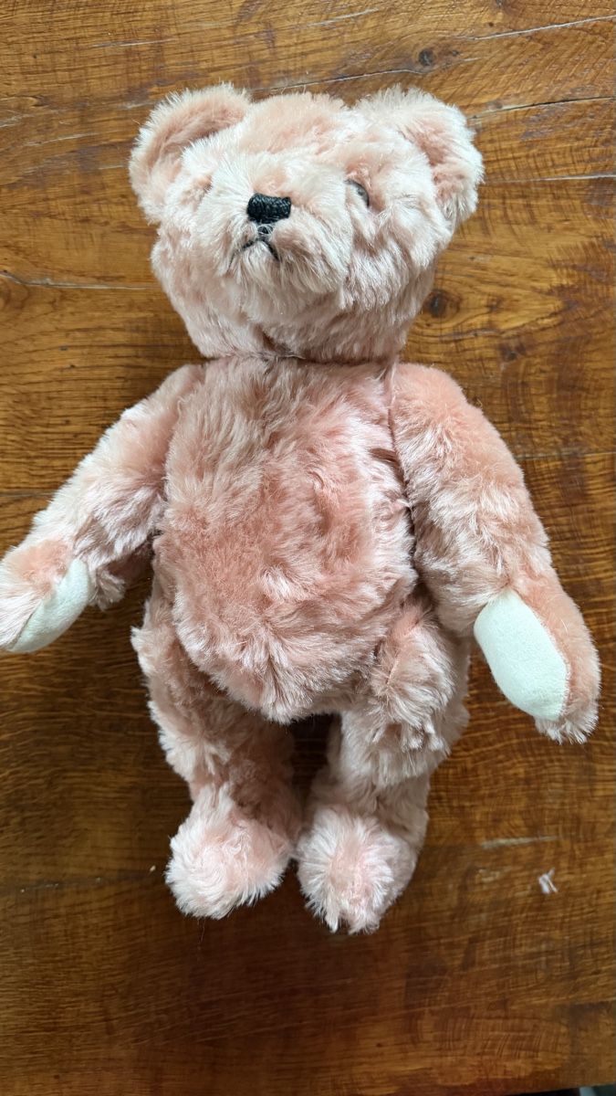 Teddy Hermann Giocattoli: Hermann Teddy Original Bär rosa – Usato da Riedholz venduto da Frettchen63 4