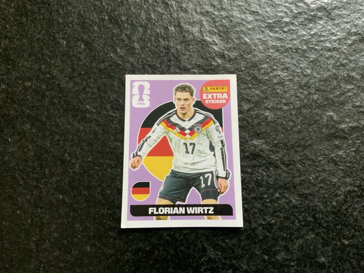 Panini Carte collezionabili: Panini Extrasticker Florian Wirtz – Usato da Widnau venduto da Como2006