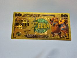 Gold Foil Plated The Legend Of Zelda Banknote Yunobo