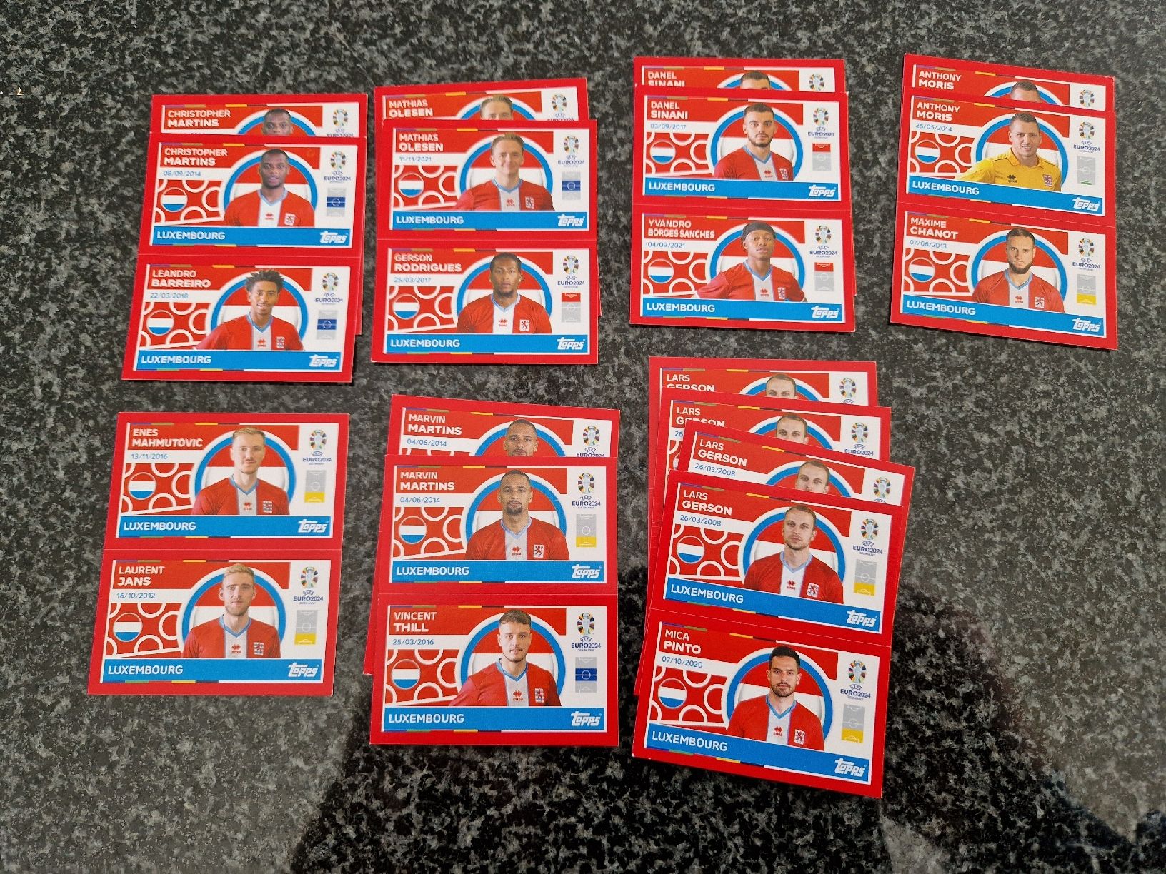 Topps Carte collezionabili: Topps Euro 2024 - Luxembourg – Usato da Romont FR venduto da raj_sjv9