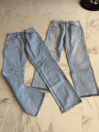 2 Stradivarius Jeans, hellblau, Grösse 36
