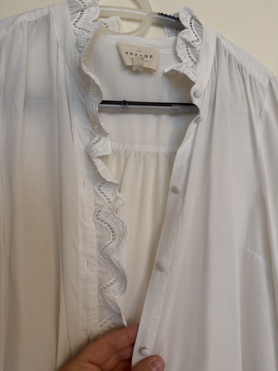 Sezane Camicette: Seidenbluse Sézane – Nuovo (secondo la descrizione) da Zürich venduto da Circularrocks 1