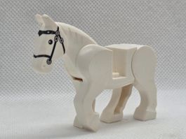 LEGO 10352c01pb04 Horse, Movable Legs with Black Eyes