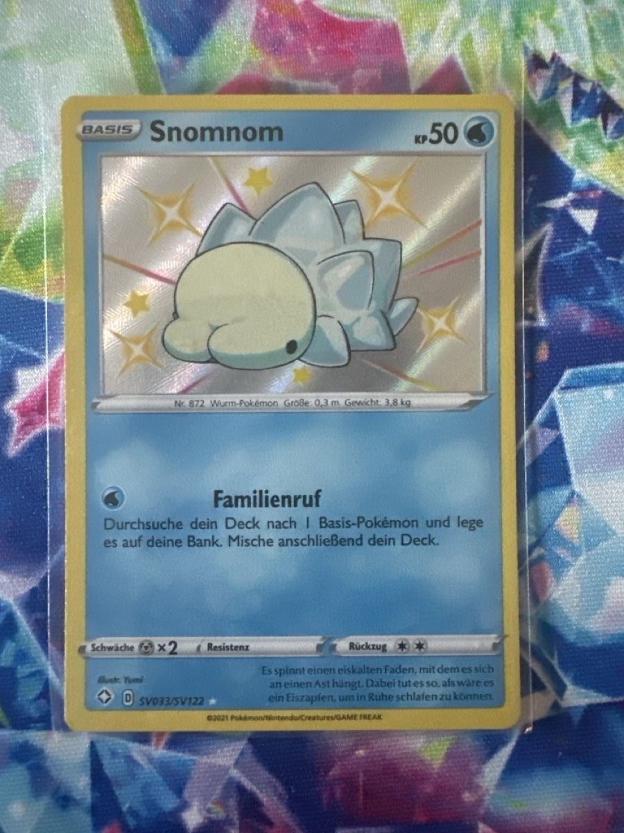 Pokémon Carte collezionabili: Pokemon Snomnom SV033/SV122 – Nuovo (secondo la descrizione) da Seftigen venduto da Deadpool98