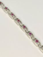 Bracciale Tennis Tiffany diamanti e rubini