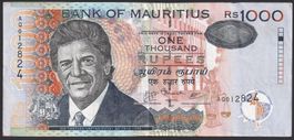 Mauritius 1000 Rupees 2007