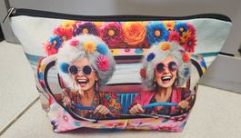 Flower Power Necessaire Täschli ca.23 x 16 cm