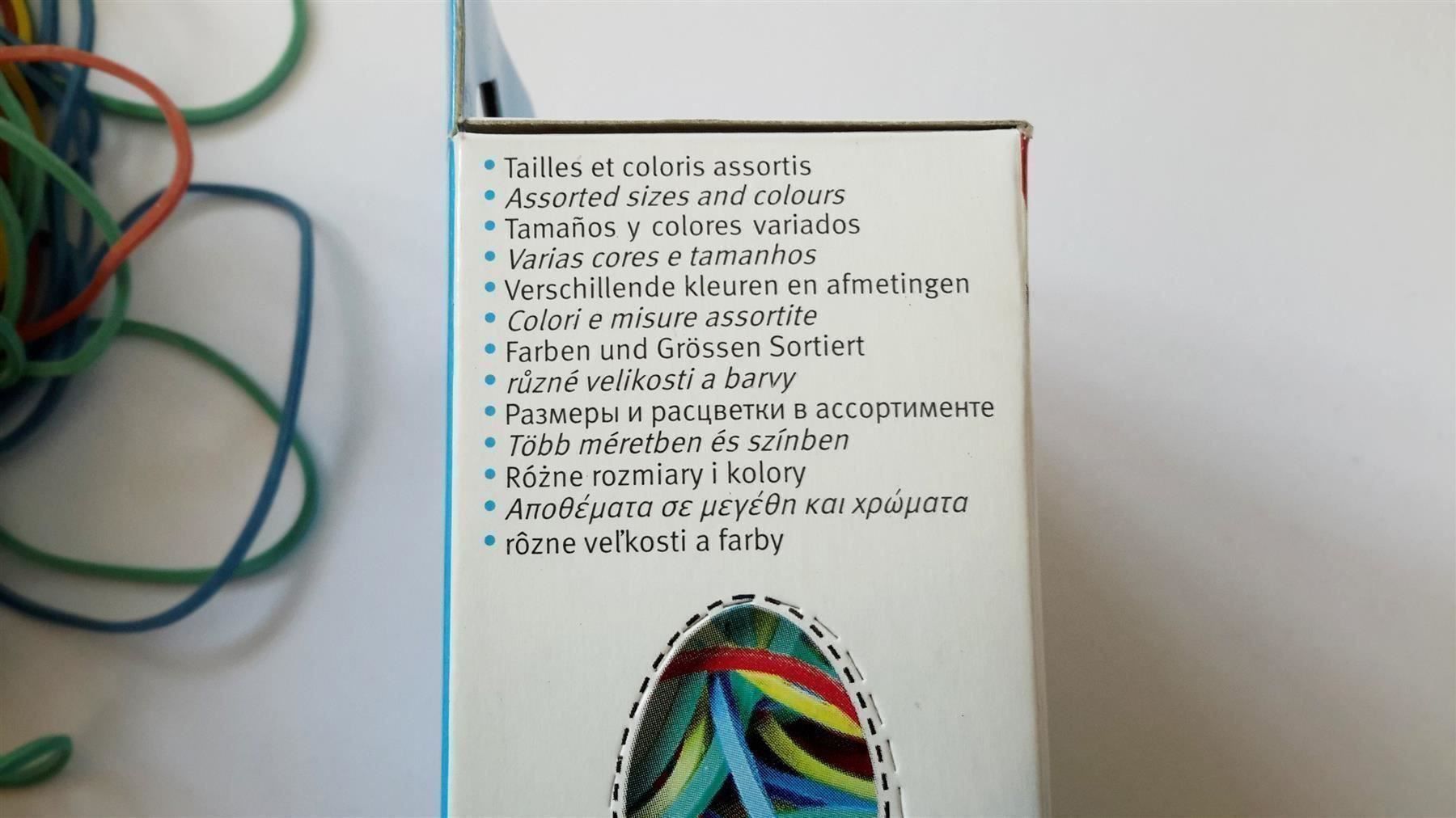 Nastri decorativi: Gummiringe, 50 g, 4 Grössen/Farben – Nuovo e nell'imballaggio originale da St. Gallen venduto da cointec 7