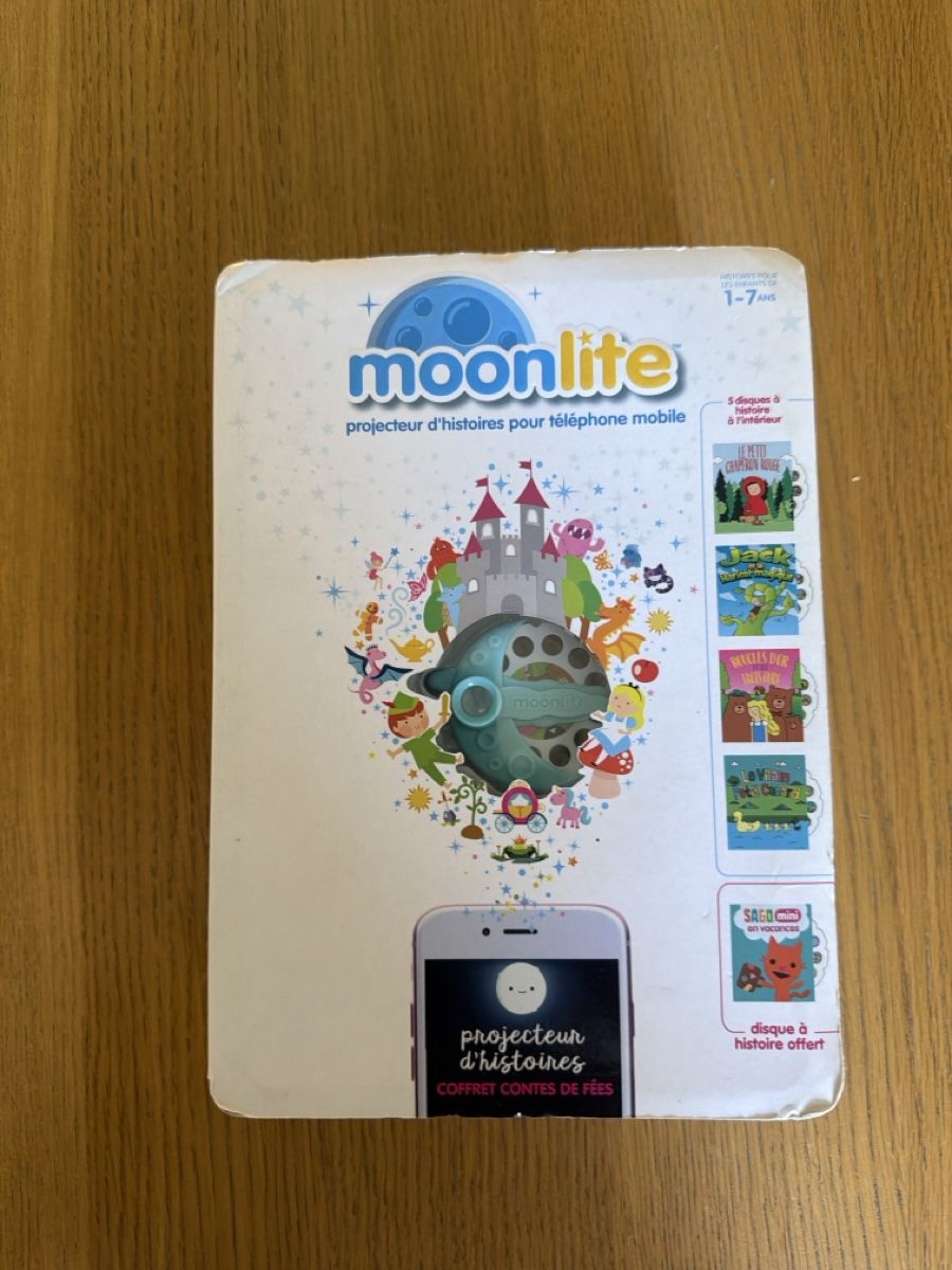 Libri: Projecteur d'histoires Moonlite pour tléphone mobile coffret – Usato da Chavannes près Renens venduto da anthony14