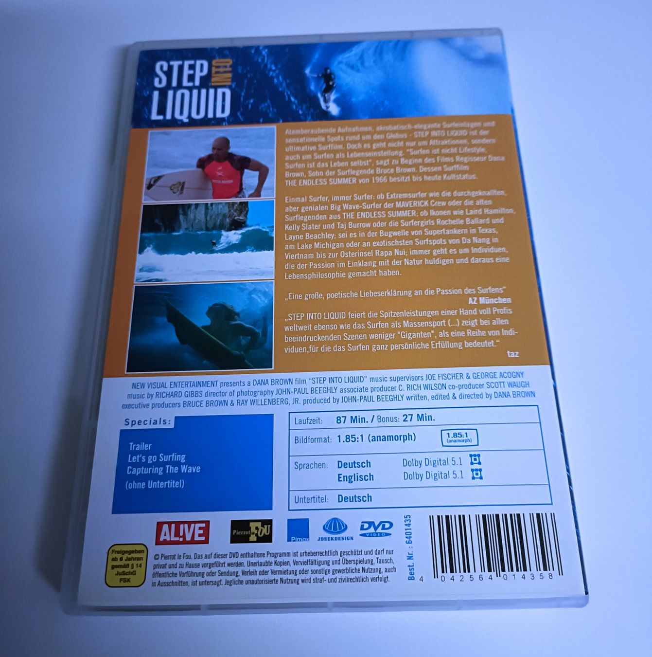 Tous les DVDs: Step into Liquid – D'occasion à Köniz par Movieportal007 1