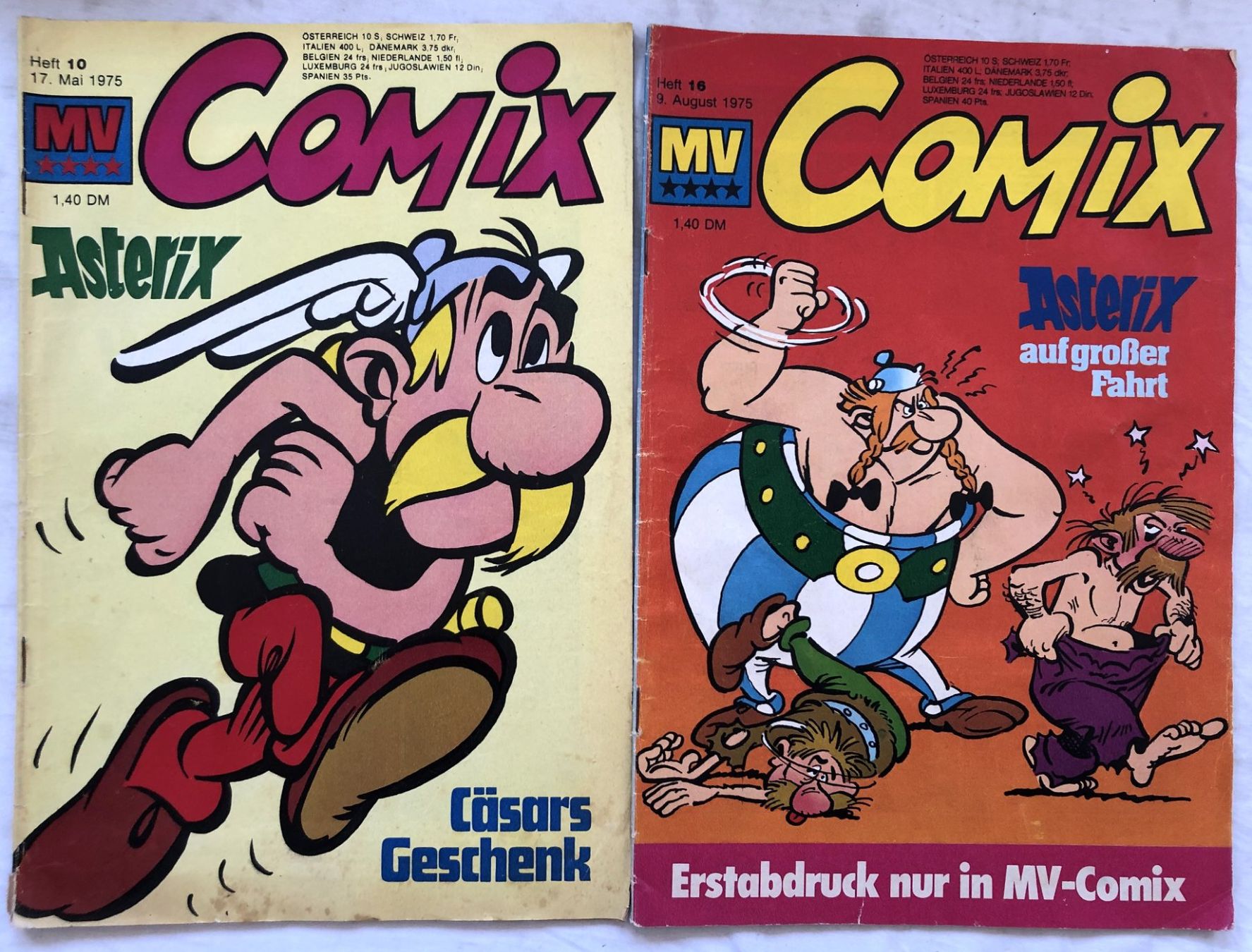 Fumetti: 2x MV-Hefte - Nr.10+16 von 1975 – Usato da Schaffhausen venduto da durruti