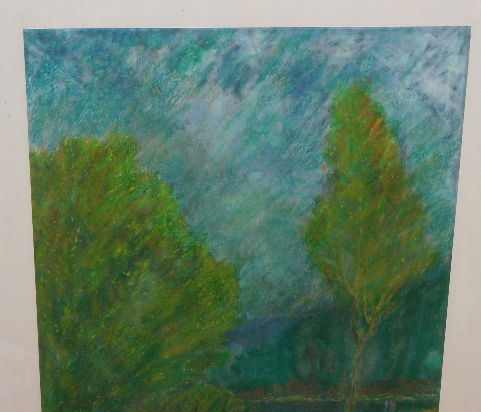 Dipinti: Kunst Tempera Lanschaft Bild abstrakt Bild – Usato da Sursee venduto da 76 3