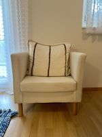 Bequemer Sessel, Elfenbeinweiss