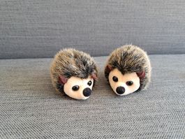 Stofftiere Igel Paar klein ca. 9 cm 