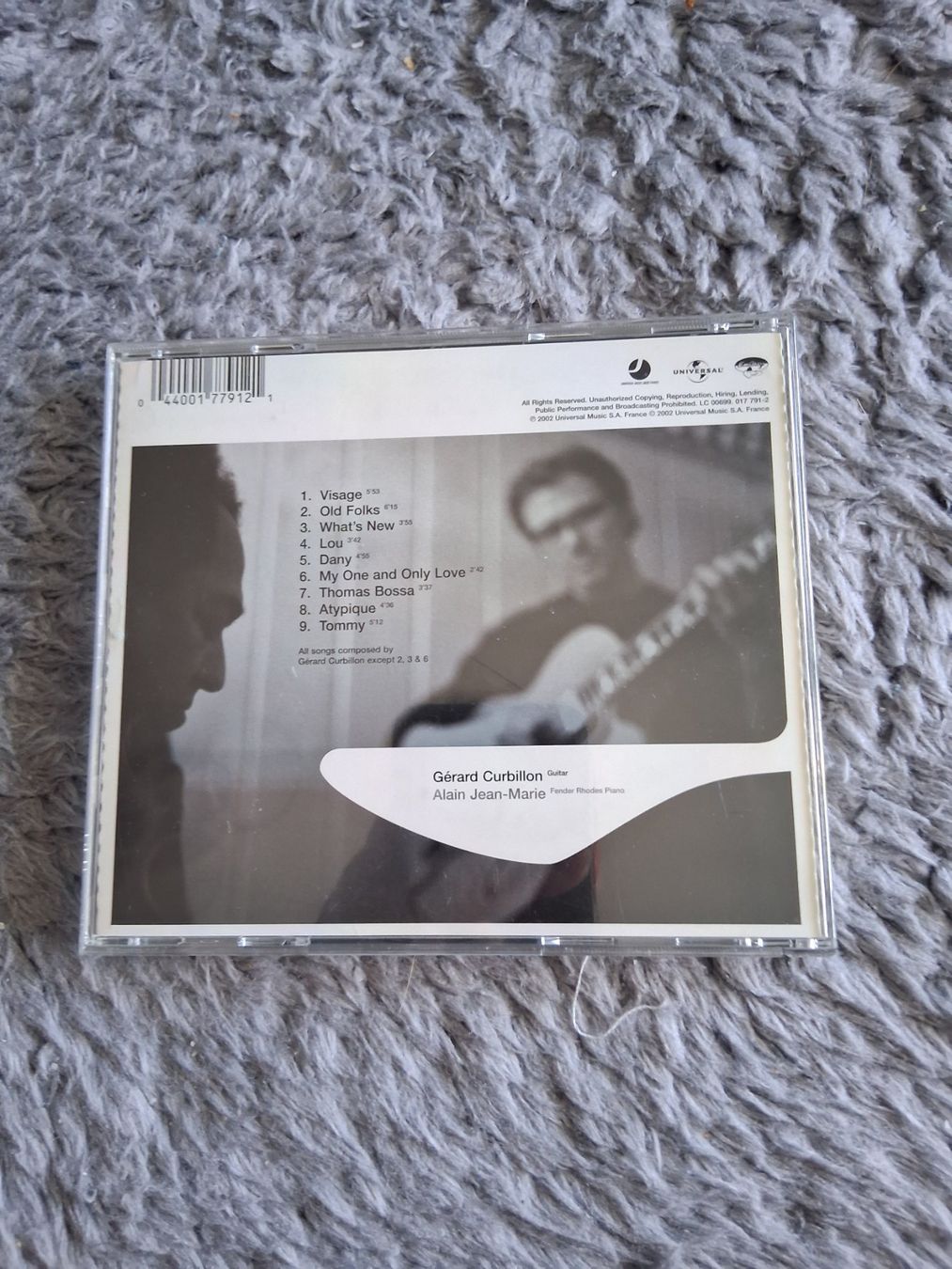 CD: GERARD CURBILLON    MY ONE AND ONLY LOVE     CD – Usato da Wetzikon ZH venduto da Ramones01 1