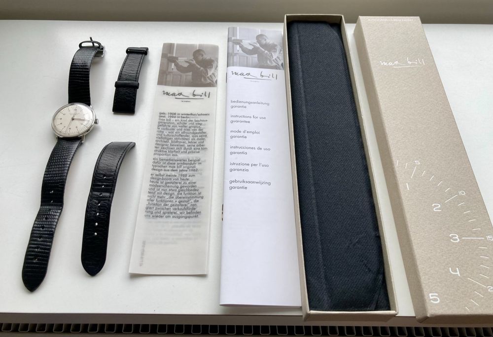 Designer Uhr Junghans Max Bill Handaufzug 34 mm Kaufen auf