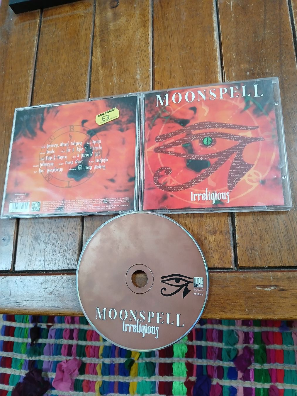 CDs: moonspell- irre... – Gebraucht aus St-Cergue von VeganWarrior