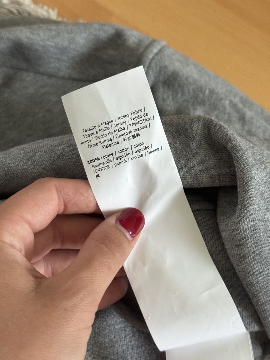 Max Mara Pullover & Sweatshirts: Max Mara Grey Cotton Sweatshirt - Size S New! – Neu und originalverpackt aus Sattel von Zlata1 3