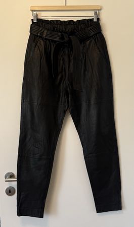 DESIGNERS REMIX Charlotte Eskildsen - Lammleder Hose Gr. 38