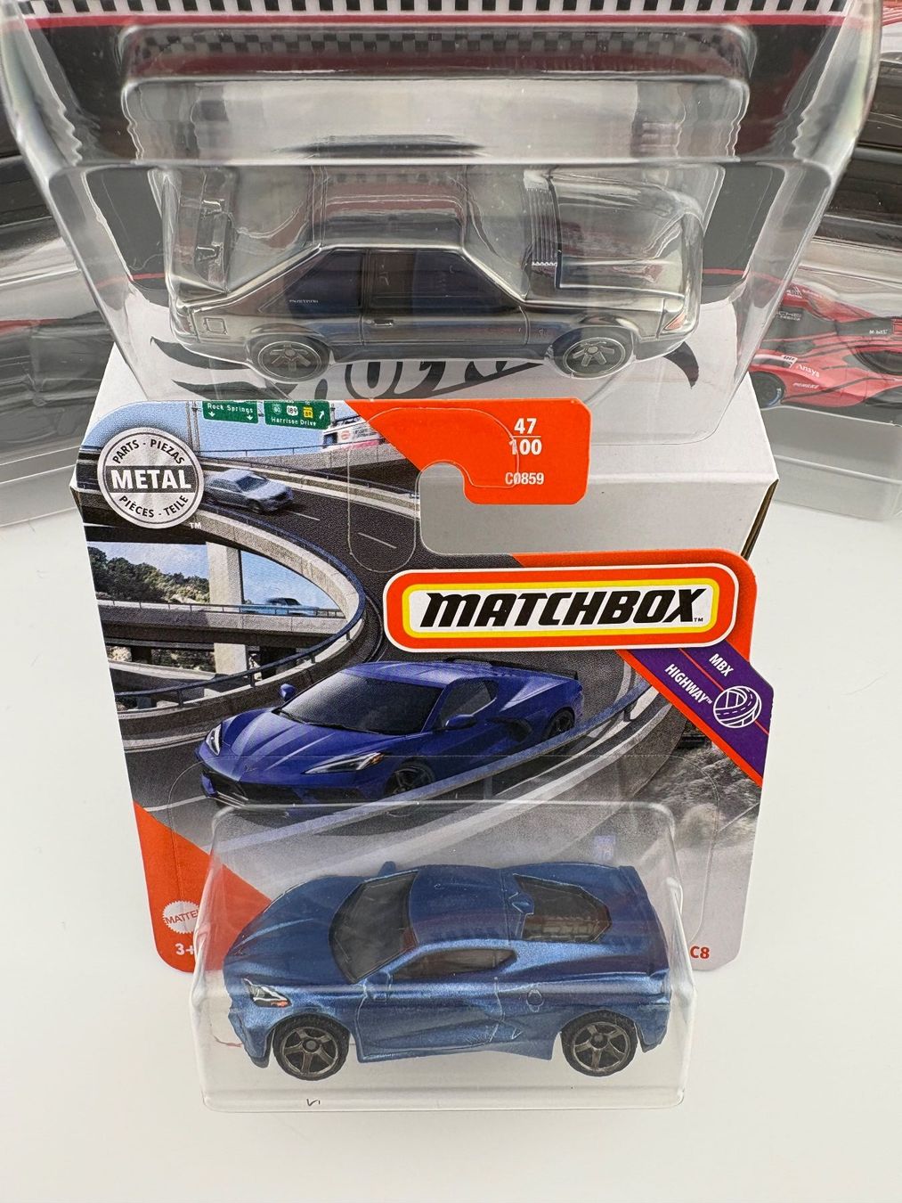 Matchbox Modellini d'auto: Matchbox 2020 Corvette C8 - 2020 - 47/100 – Nuovo e nell'imballaggio originale da Flawil venduto da HeisseReifen 1