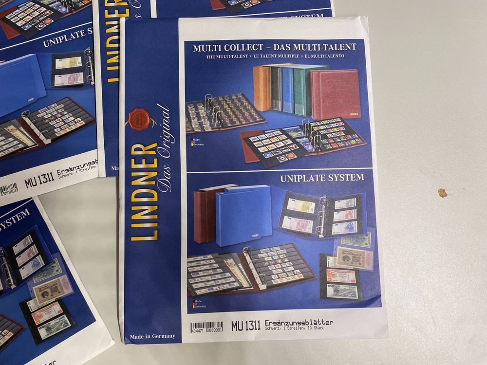 Lindner-T Compléments France – Album Souvenir Timbres 2019, Feuilles Pré-imprimées Pour Collectionneurs, Format 272x296 Mm